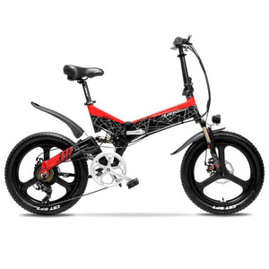 Open image in slideshow, Upgrade G650 Electric Bicyle ebike Beach Cruiser Bike Booster Bicycle Folding Electric Bike 48v Ebike 12.8AH Lithium Battery
