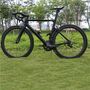 Open image in slideshow, 2019 super light 22 speed Aero desgin complete bike  R8000 groupset with Novatec hubs road cycling bike TT-X1
