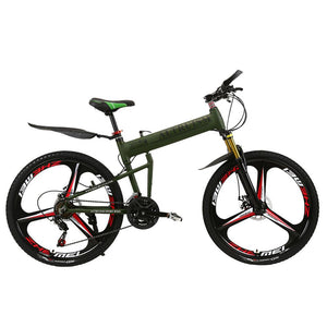 Altruism X5 Pro Folding Mountain Bike 21 Speed Bicycle Suspension Fork Braking Bikes 26 Inch MTB Road Racing Bicycle