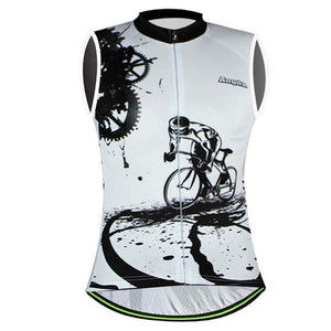 Open image in slideshow, Breathable Cycling Shirt Anti-sweat Sleeveless Full Zipper Bike Clothing Jerseys Tops Apparel Sportswear Riding Accessories
