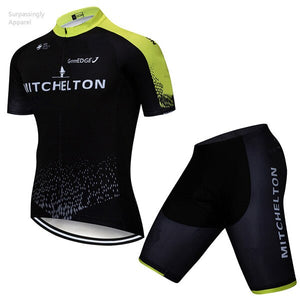 Open image in slideshow, Pro Team Cycling Jersey MITCHELTON Summer Ropa Ciclismo Sport MTB Bike Maillot Bicycle Wear BIB Shorts 9D Gel Cycling Clothing
