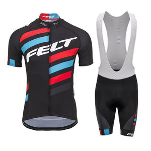 Open image in slideshow, FELT 2020 Men Summer Short Sleeve Set Cycling Jersey Apparel Breathable Maillot team bicycle Cycling Clothing Polyester bicycle
