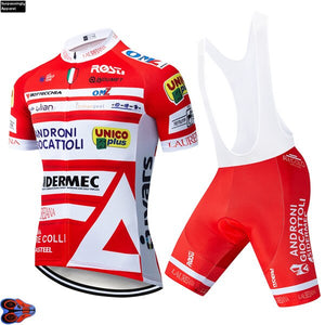 Open image in slideshow, 2019 TEAM ANDRONI PRO Cycling Jersey 9D Gel Bike Shorts Suit MTB Ropa Ciclismo Mens Summer Bicycling Maillot Culotte Clothing
