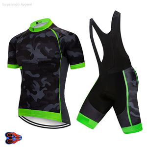 Open image in slideshow, 2019 UCI Tour Teams Camouflage Cycling Jersey Sets 9D Gel Pad Pro Men Short Sleeve Mtb Cycling Clothing Bicycle Bike Sportswear
