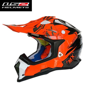 Open image in slideshow, LS2 MX470 original Motocross Helmet for Motorcycle Dirt Bike MTB Mountain Bike DH MX high quality Off Road Helmets
