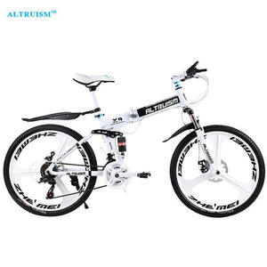 Open image in slideshow, Altruism X9 Pro 21 Speed Steel Men&#39;S MTB Bike Outdoor Cycling Mountain Road Bicycle Bisiklet Double Disc Brake 26 Inch Bicicleta
